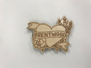 2024 Brentwood Heart Magnet