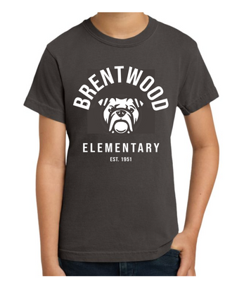 Youth Classic Bulldog TShirt in Pepper