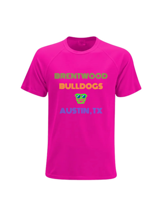 Youth Neon Pink Brentwood Performance Tee